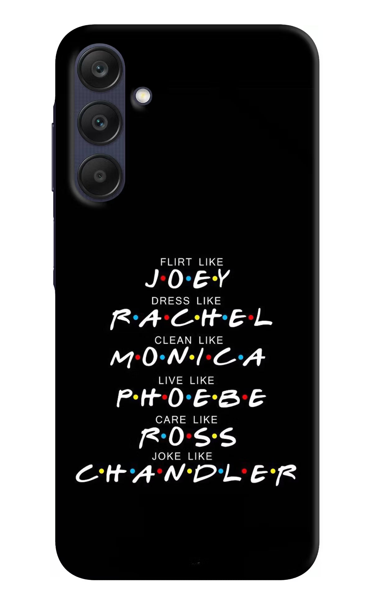 FRIENDS Character Samsung A25 5G Hard Case Back Cover by Casekaro