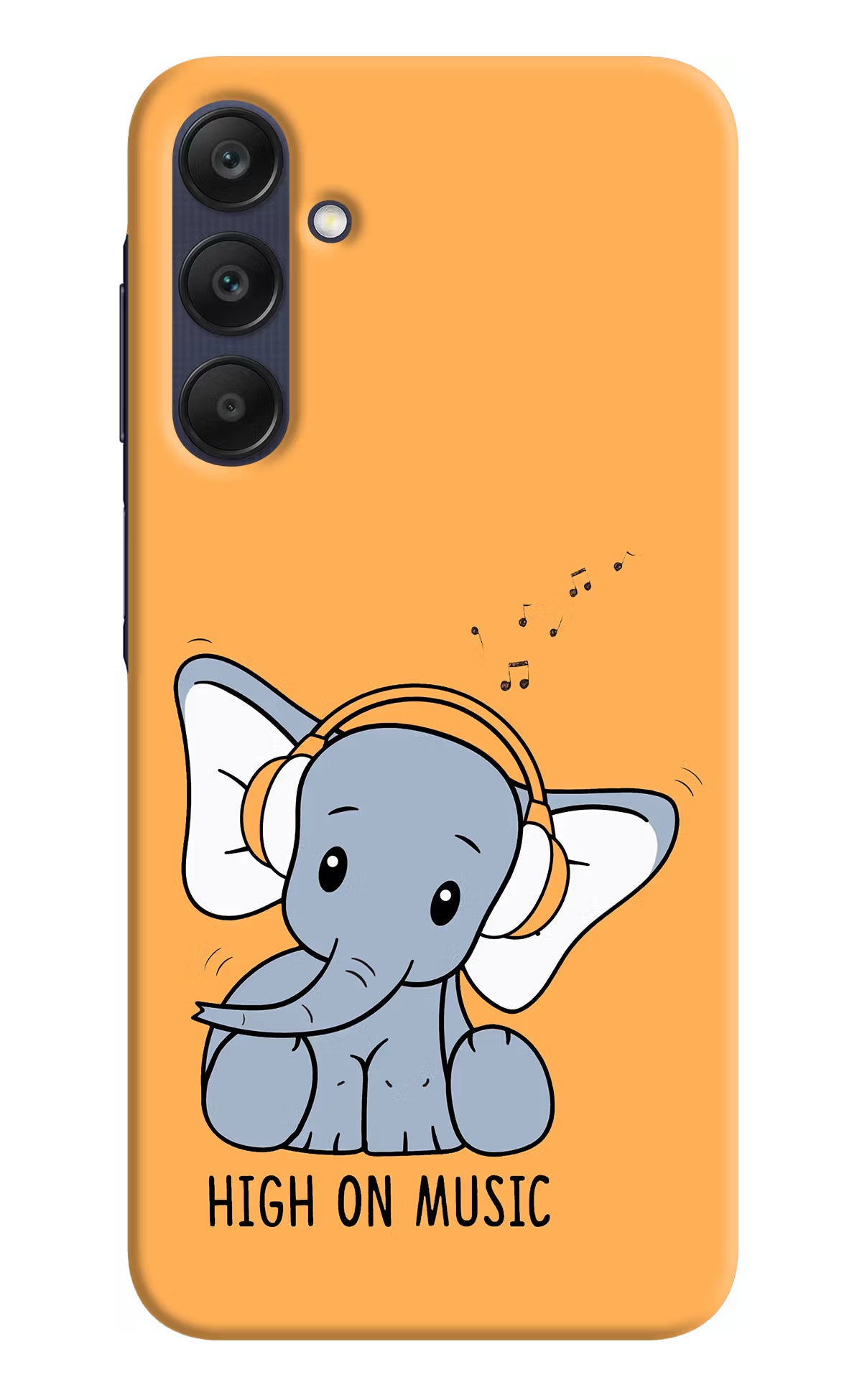 High On Music Samsung A25 5G Hard Case Back Cover by Casekaro