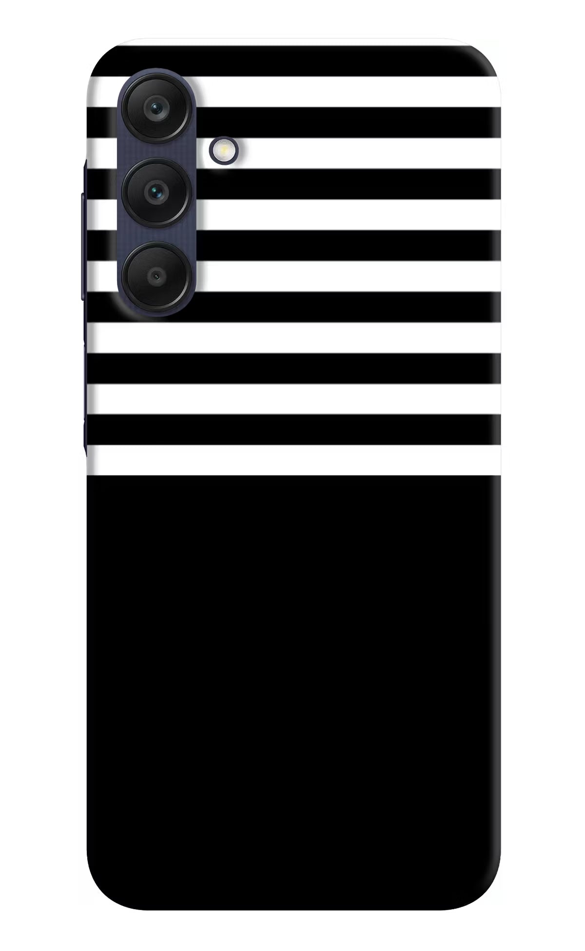 Black and White Print Samsung A25 5G Hard Case Back Cover by Casekaro