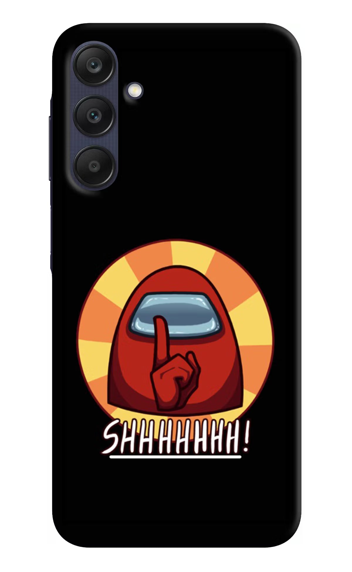 Among Us Shhh! Samsung A25 5G Hard Case Back Cover by Casekaro