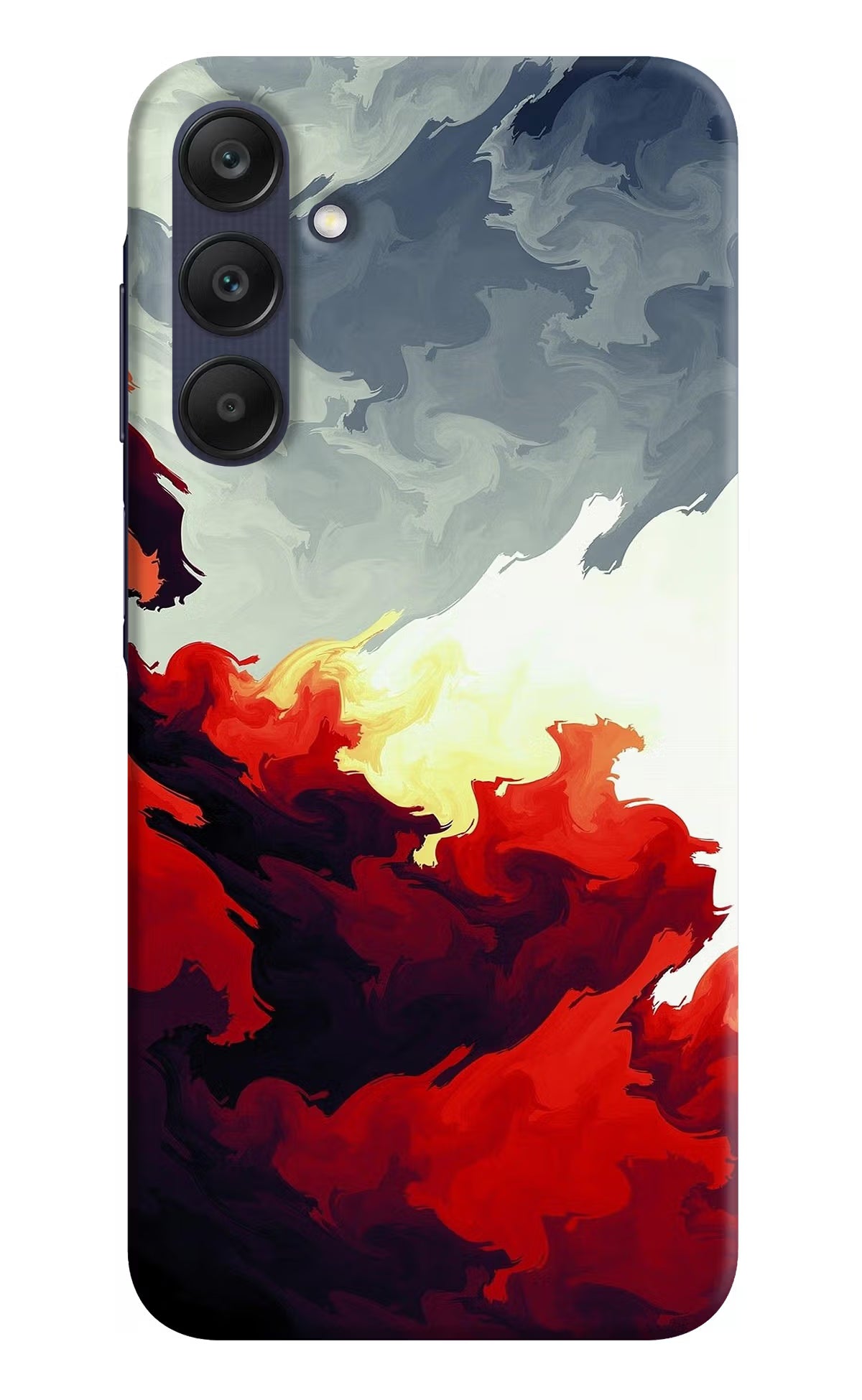 Fire Cloud Samsung A25 5G Hard Case Back Cover by Casekaro