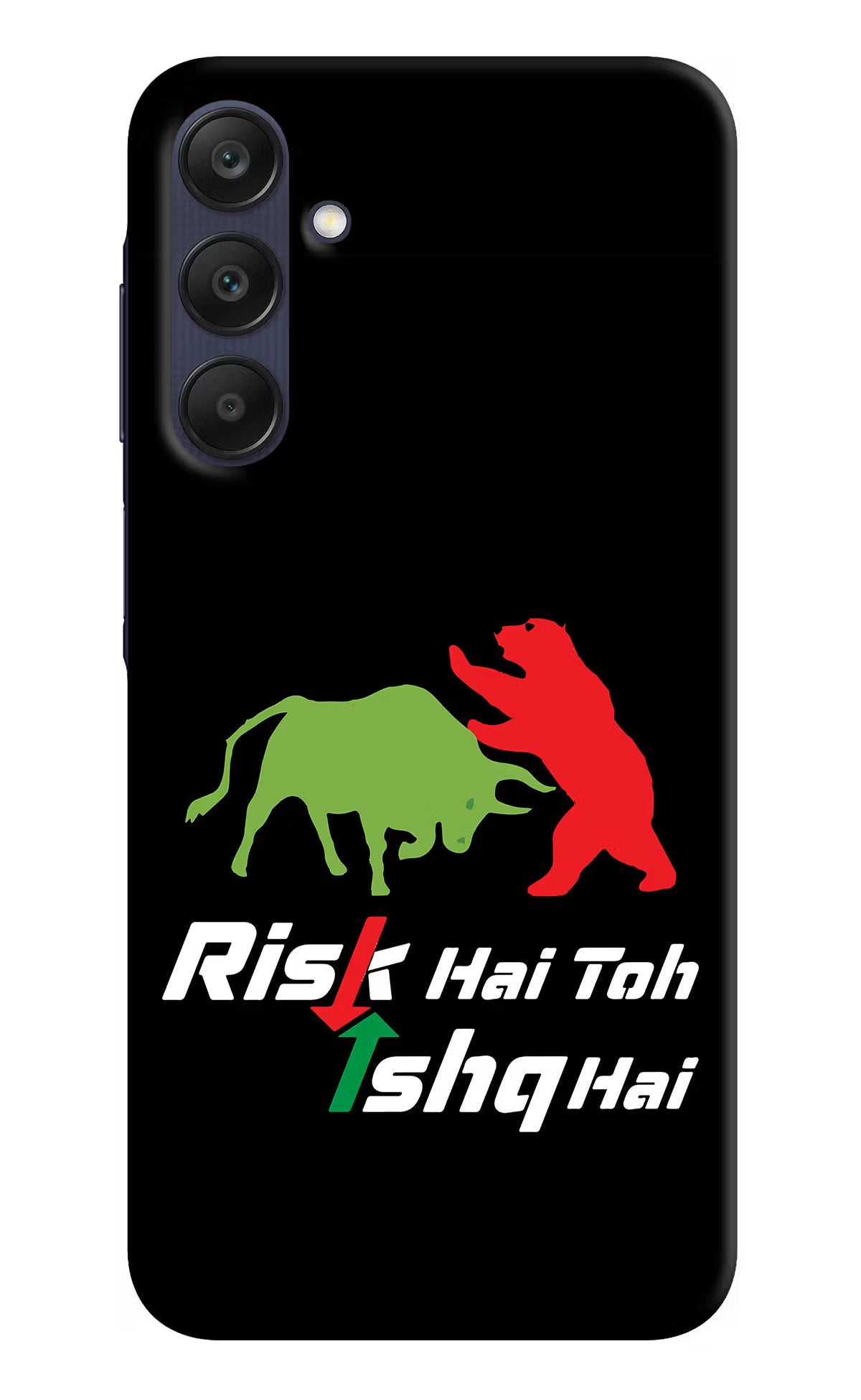 Risk Hai Toh Ishq Hai Samsung A25 5G Hard Case Back Cover by Casekaro