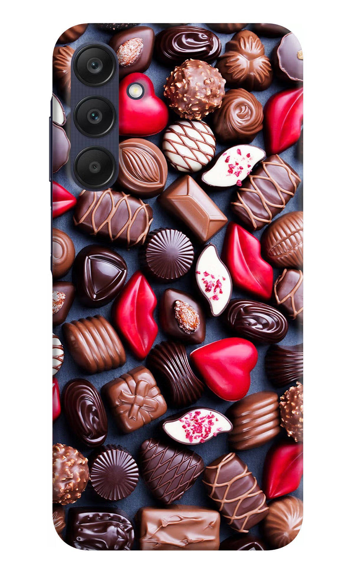 Chocolates Samsung A25 5G Hard Case Back Cover by Casekaro