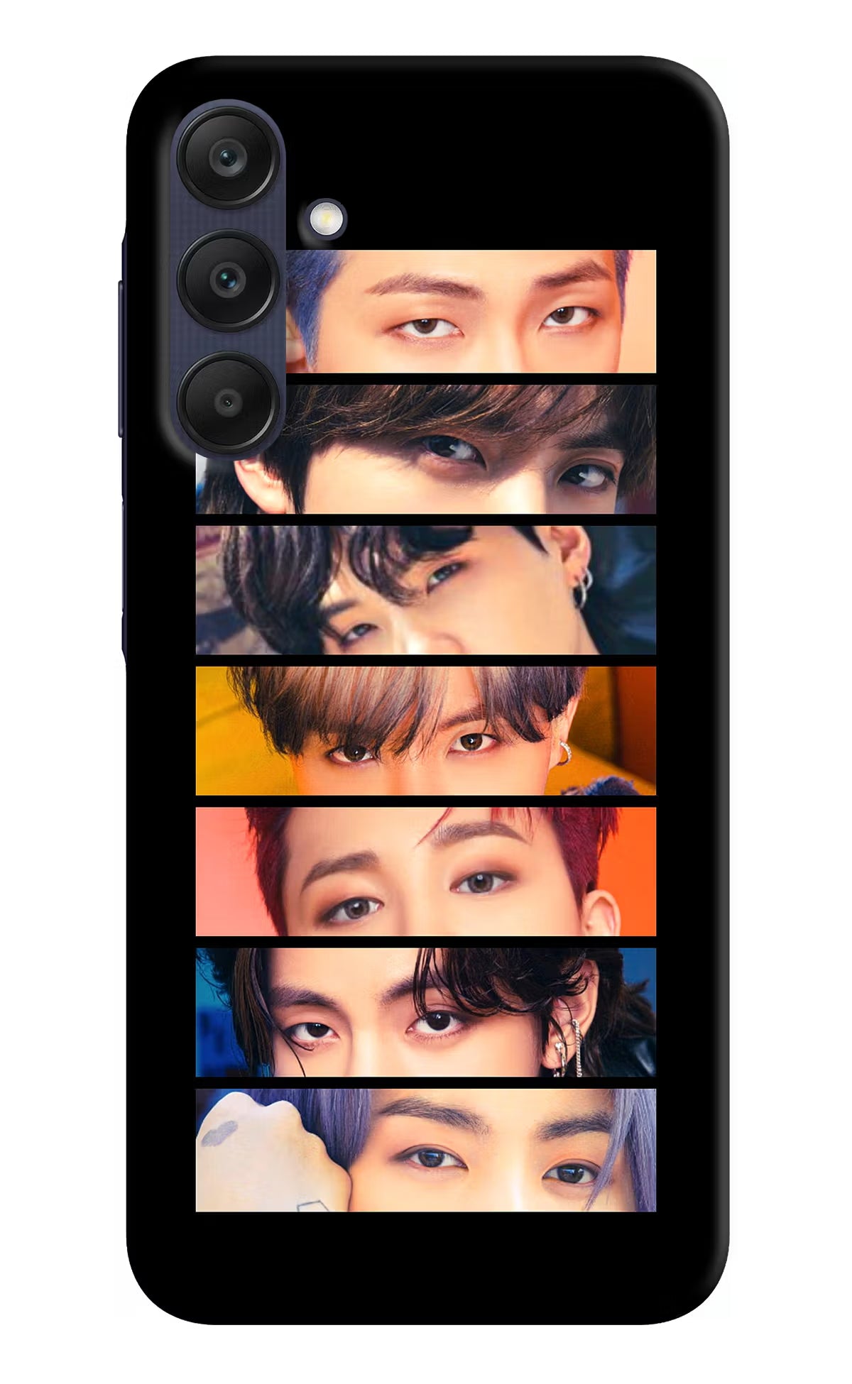 BTS Eyes Samsung A25 5G Hard Case Back Cover by Casekaro