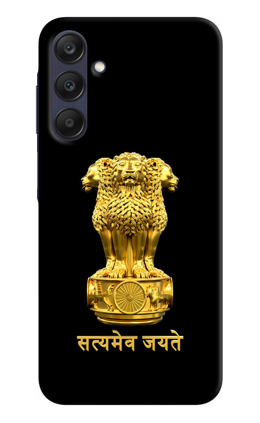 Satyamev Jayate Golden Samsung A25 5G Back Cover