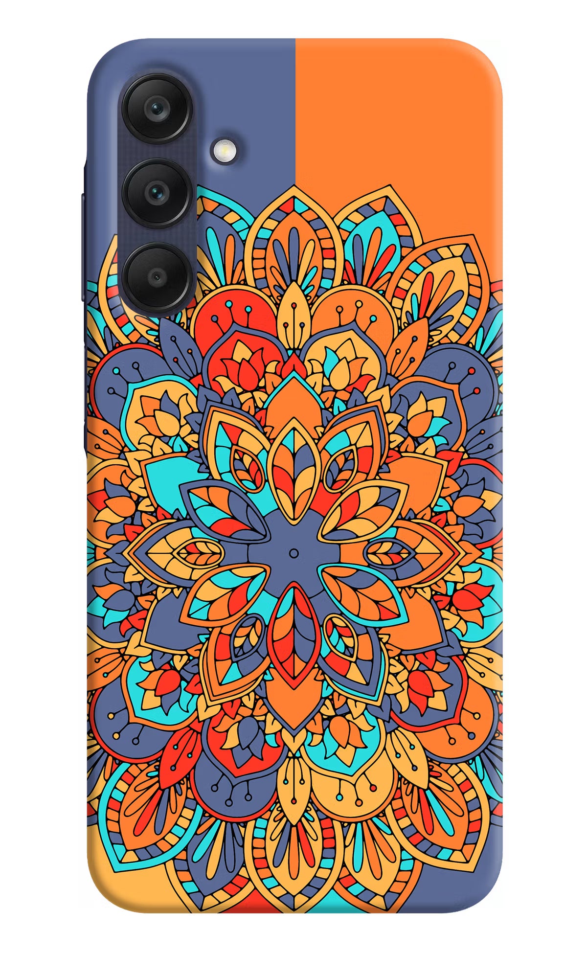Color Mandala Samsung A25 5G Hard Case Back Cover by Casekaro