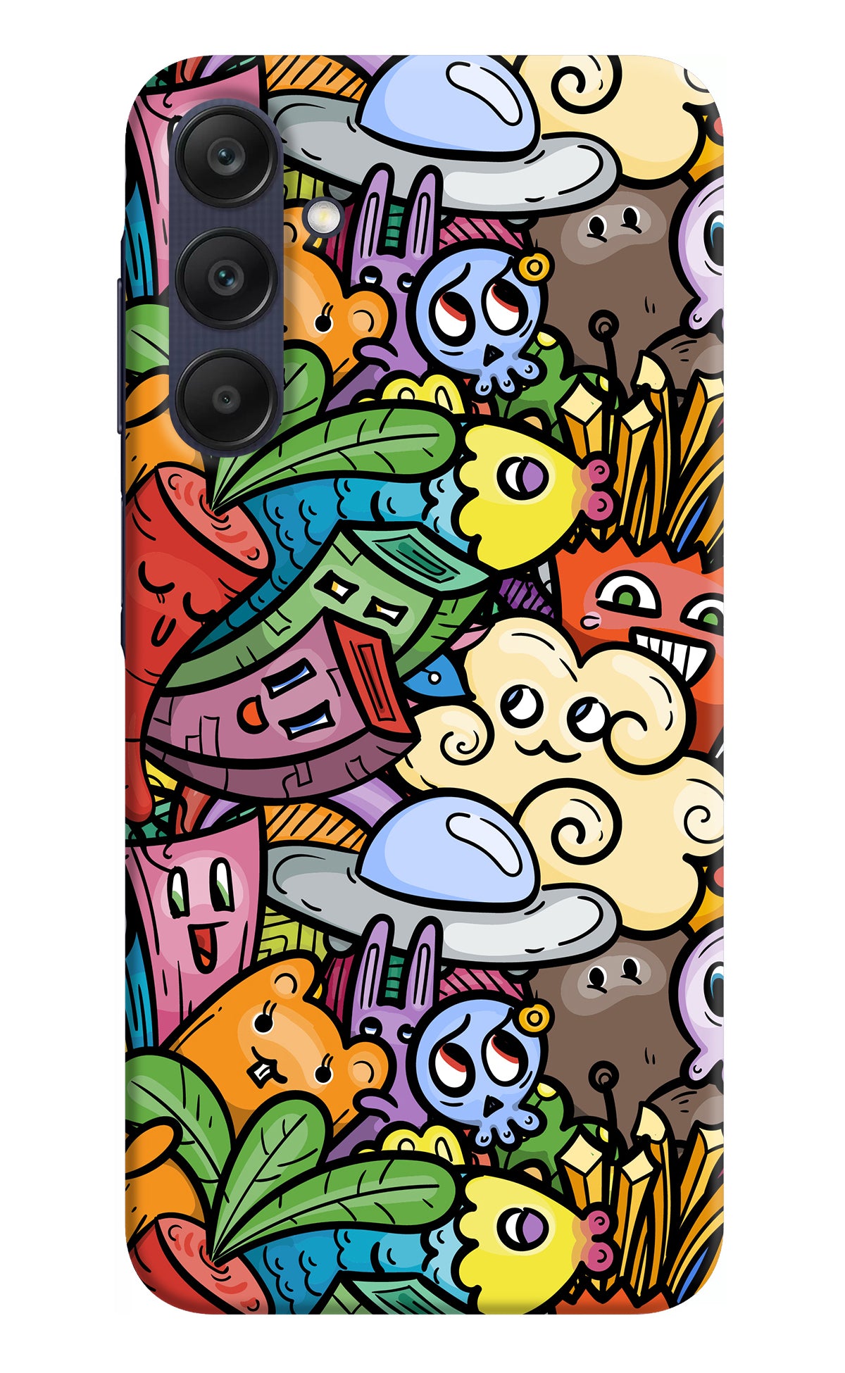 Veggie Doodle Samsung A25 5G Back Cover