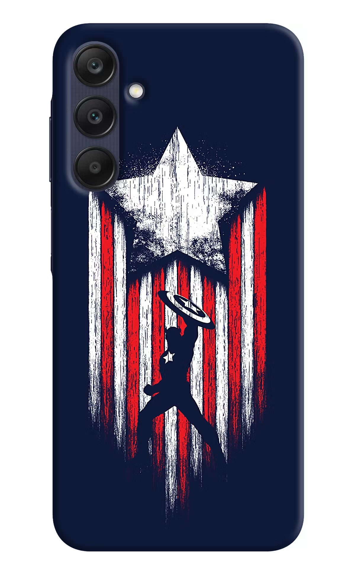 Captain America Marvel Art Samsung A25 5G Hard Case Back Cover by Casekaro