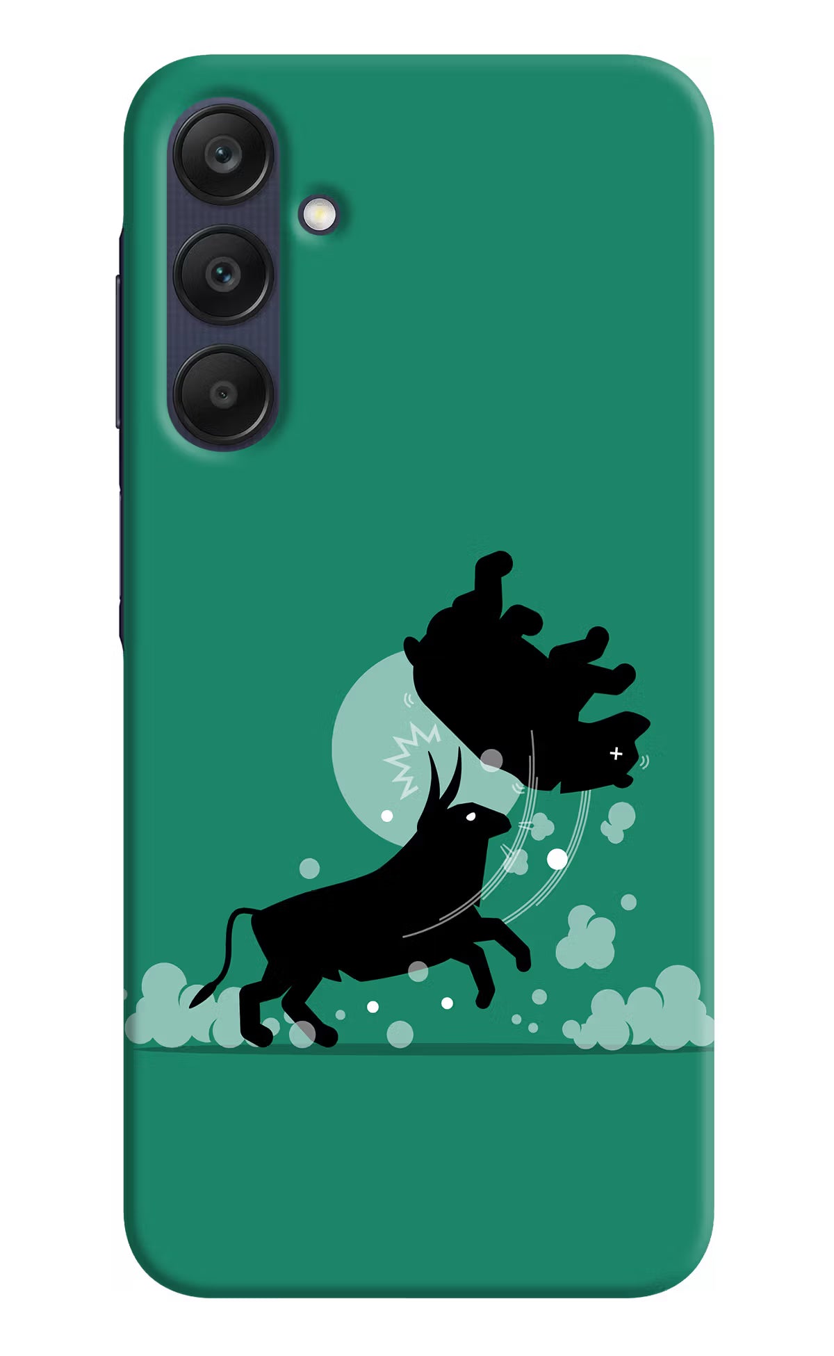 Bull Conqueror Samsung A25 5G Hard Case Back Cover by Casekaro
