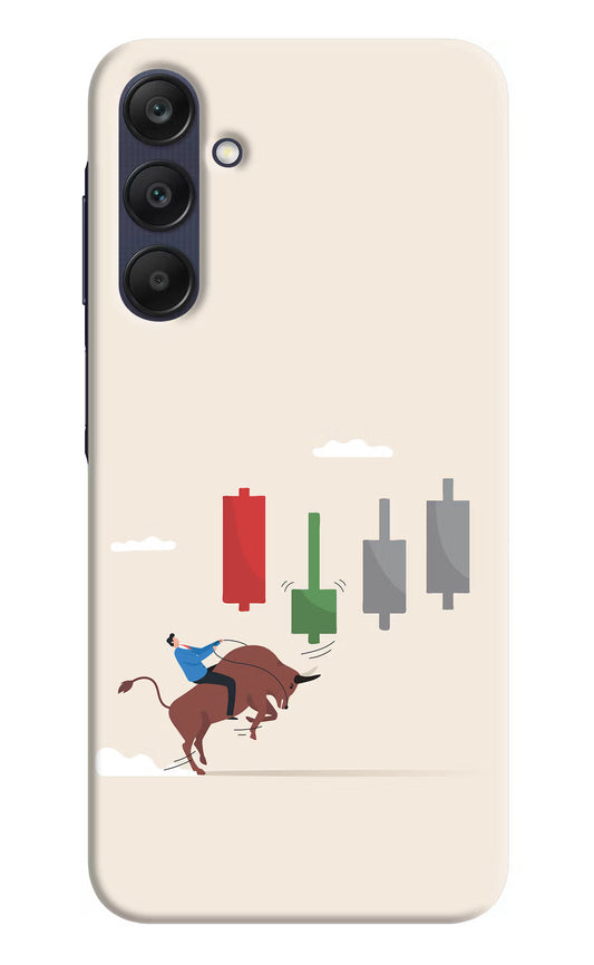 Bull Trading Momentum Samsung A25 5G Hard Case Back Cover by Casekaro