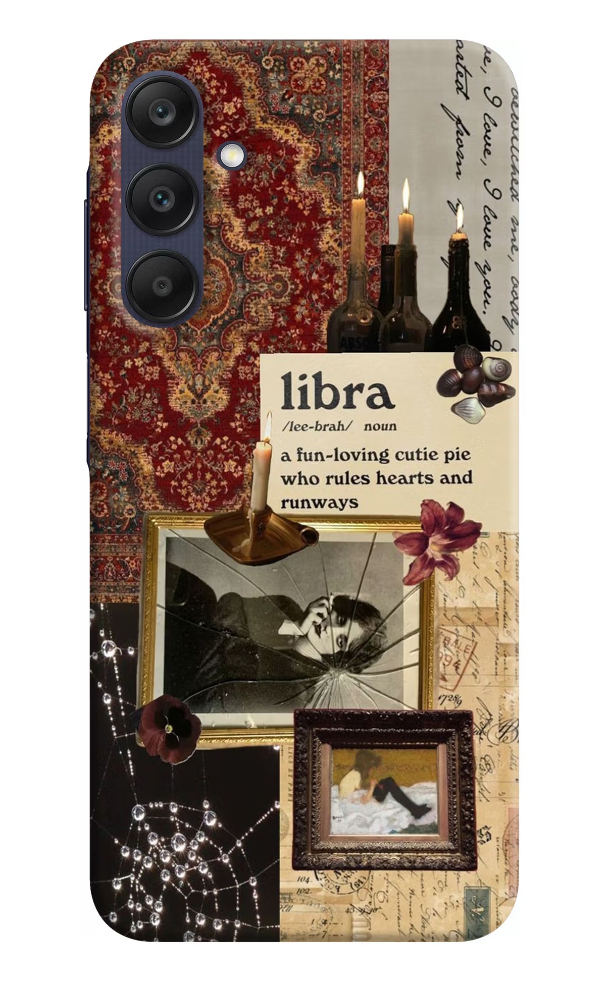 Libra Zodiac Samsung A25 5G Hard Case Back Cover by Casekaro