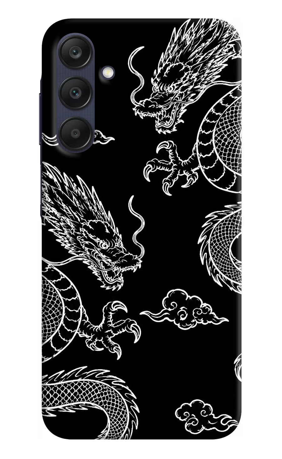 Twin Dragons Samsung A25 5G Back Cover, Hard case