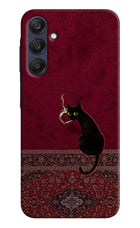 Midnight Cat Samsung A25 5G Back Cover