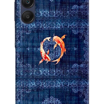 Koi Blue Samsung A25 5G Hard Case Back Cover by Casekaro