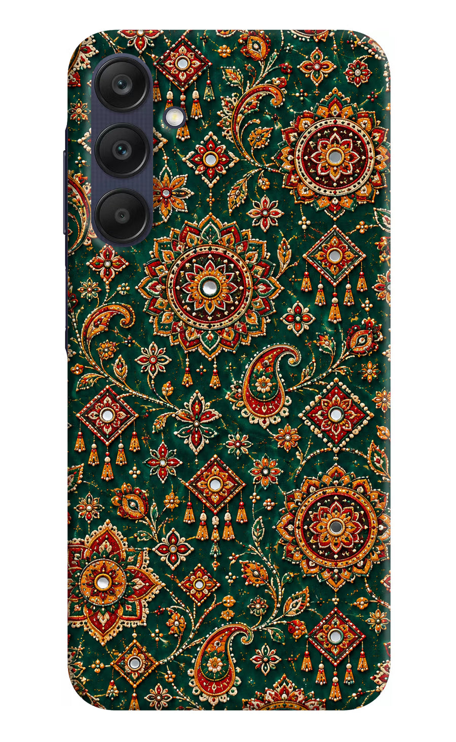 Green Pataka Samsung A25 5G Back Cover, Hard case