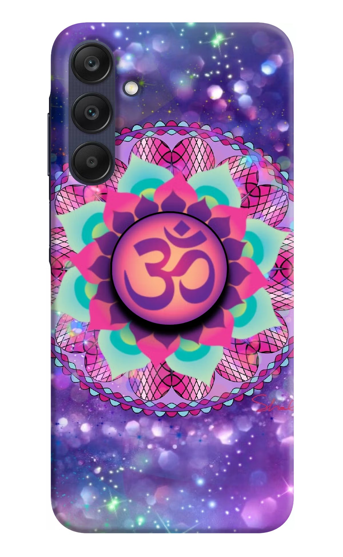 Om Purple Samsung A25 5G Pop Case by Casekaro
