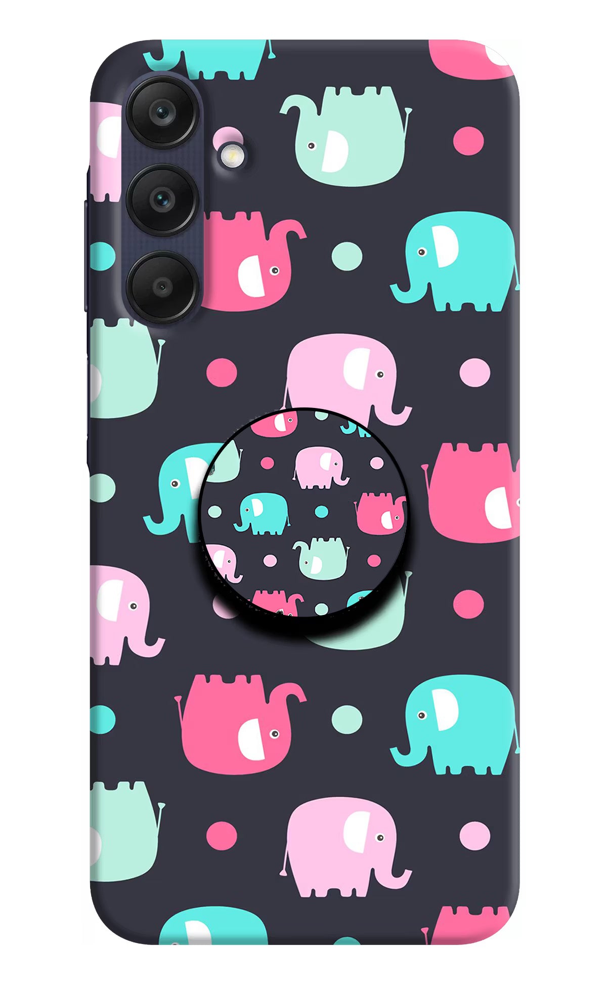 Baby Elephants Samsung A25 5G Pop Case by Casekaro