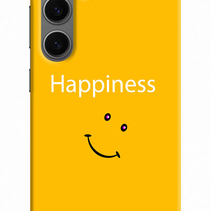 Happiness With Smiley Samsung S24 Hard Case Back Cover by Casekaro