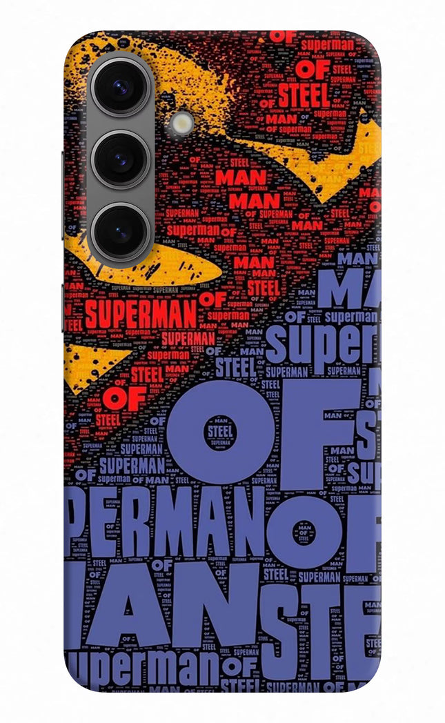 Superman Samsung S24 Hard Case Back Cover by Casekaro
