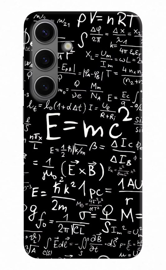 Physics Formula Samsung S24 Hard Case Back Cover by Casekaro