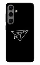 Paper Plane White Samsung S24 Hard Case Back Cover by Casekaro