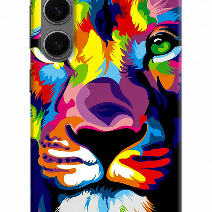 Lion Samsung S24 Hard Case Back Cover by Casekaro