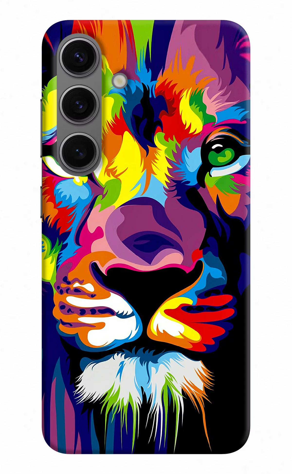 Lion Samsung S24 Hard Case Back Cover by Casekaro