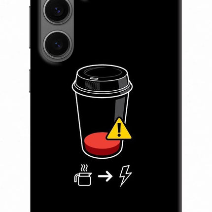 Coffee Samsung S24 Hard Case Back Cover by Casekaro