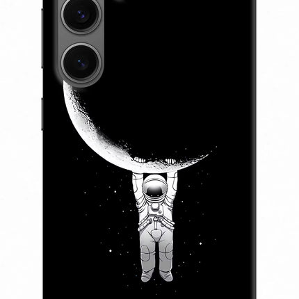 Moon Space Samsung S24 Hard Case Back Cover by Casekaro