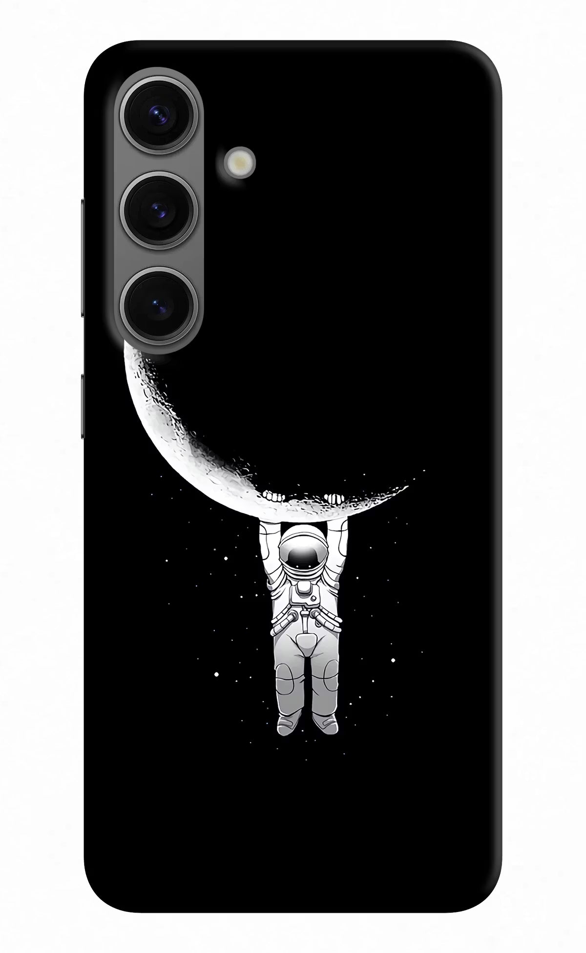 Moon Space Samsung S24 Hard Case Back Cover by Casekaro
