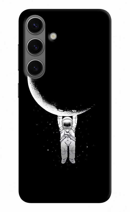 Moon Space Samsung S24 Hard Case Back Cover by Casekaro