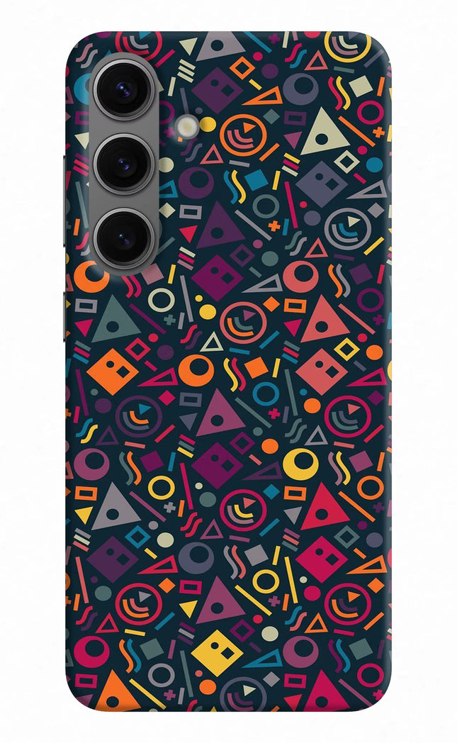 Geometric Abstract Samsung S24 Hard Case Back Cover by Casekaro