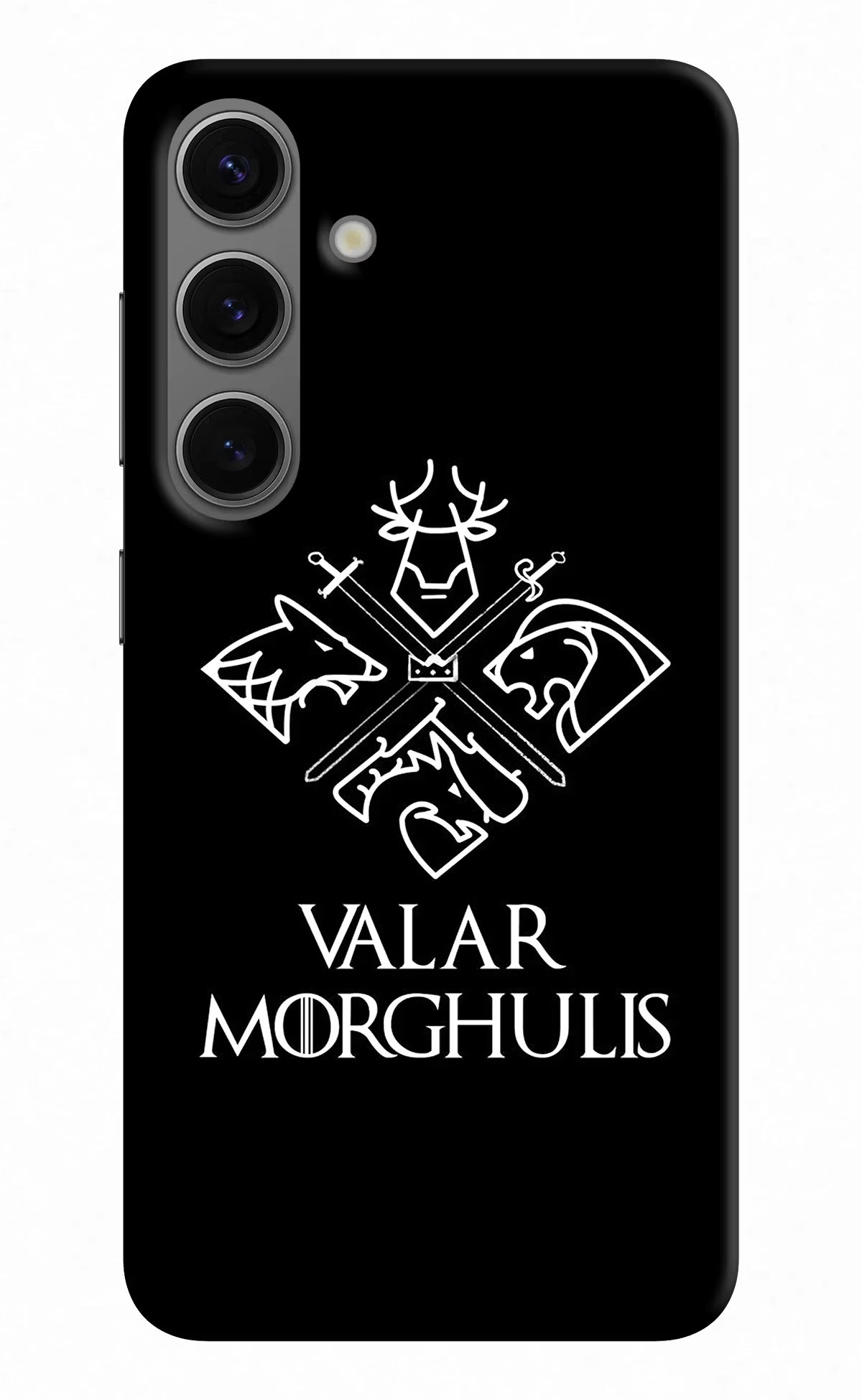 Valar Morghulis | Game Of Thrones Samsung S24 Hard Case Back Cover by Casekaro