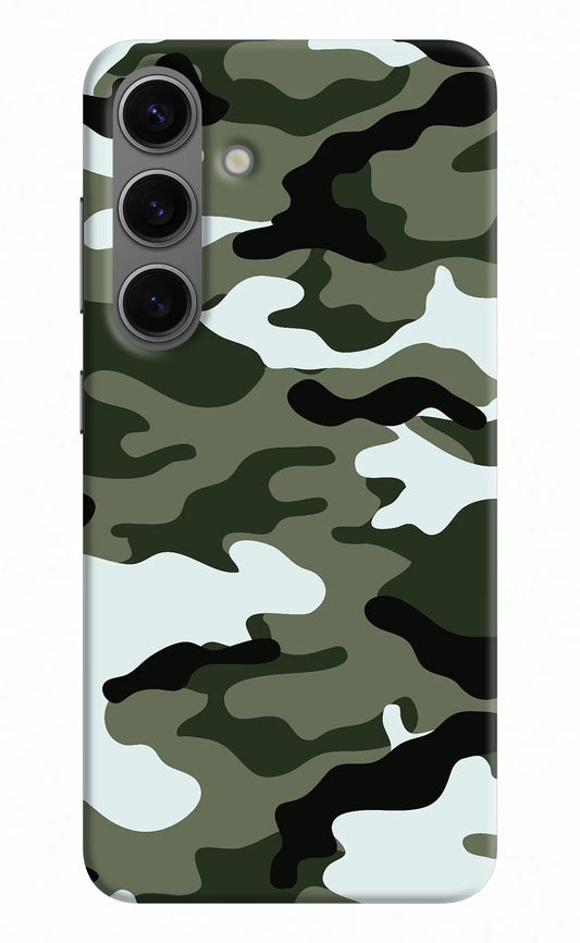 Camouflage Samsung S24 Hard Case Back Cover by Casekaro