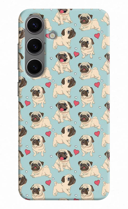 Pug Dog Samsung S24 Hard Case Back Cover by Casekaro