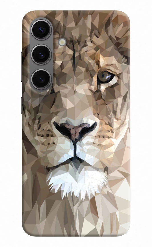 Lion Art Samsung S24 Hard Case Back Cover by Casekaro