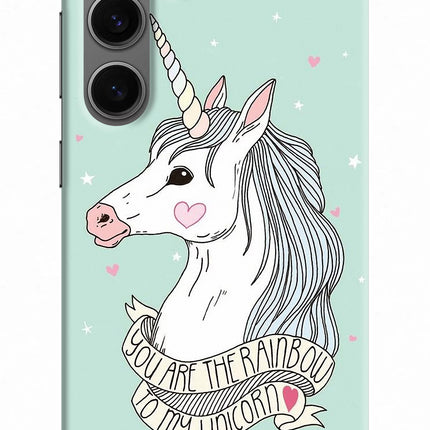 Unicorn Wallpaper Samsung S24 Hard Case Back Cover by Casekaro