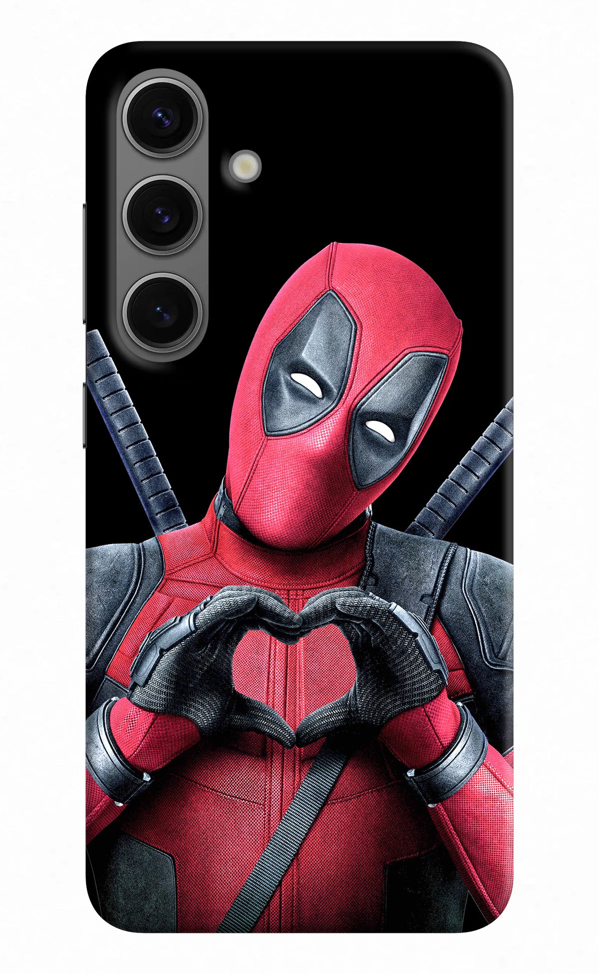 Deadpool Samsung S24 Hard Case Back Cover by Casekaro