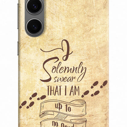 I Solemnly swear that i up to no good Samsung S24 Hard Case Back Cover by Casekaro
