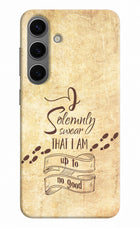 I Solemnly swear that i up to no good Samsung S24 Hard Case Back Cover by Casekaro