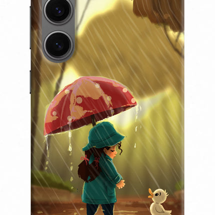 Rainy Day Samsung S24 Hard Case Back Cover by Casekaro
