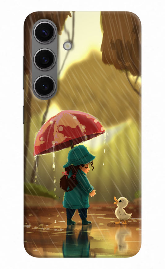 Rainy Day Samsung S24 Hard Case Back Cover by Casekaro