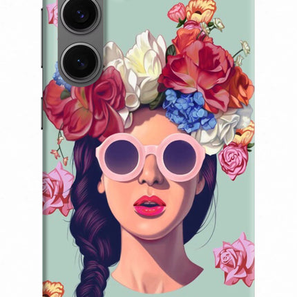 Pretty Girl Samsung S24 Hard Case Back Cover by Casekaro