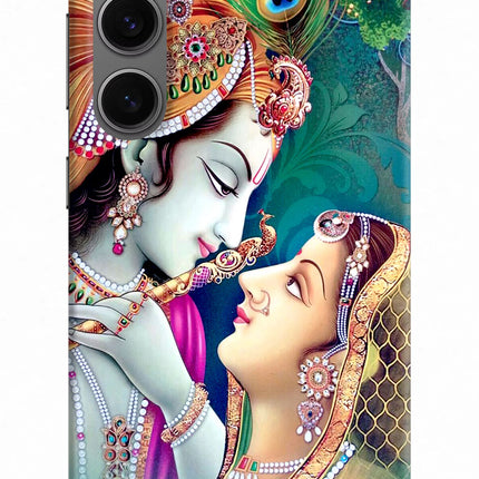 Lord Radha Krishna Samsung S24 Hard Case Back Cover by Casekaro