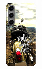 Ride More Worry Less Samsung S24 Hard Case Back Cover by Casekaro