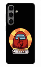 Among Us Shhh! Samsung S24 Hard Case Back Cover by Casekaro