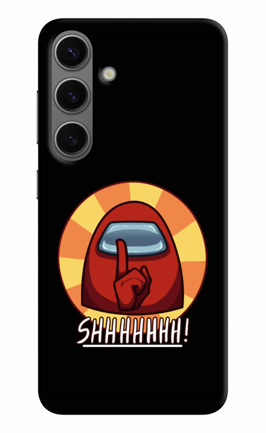Among Us Shhh! Samsung S24 Hard Case Back Cover by Casekaro