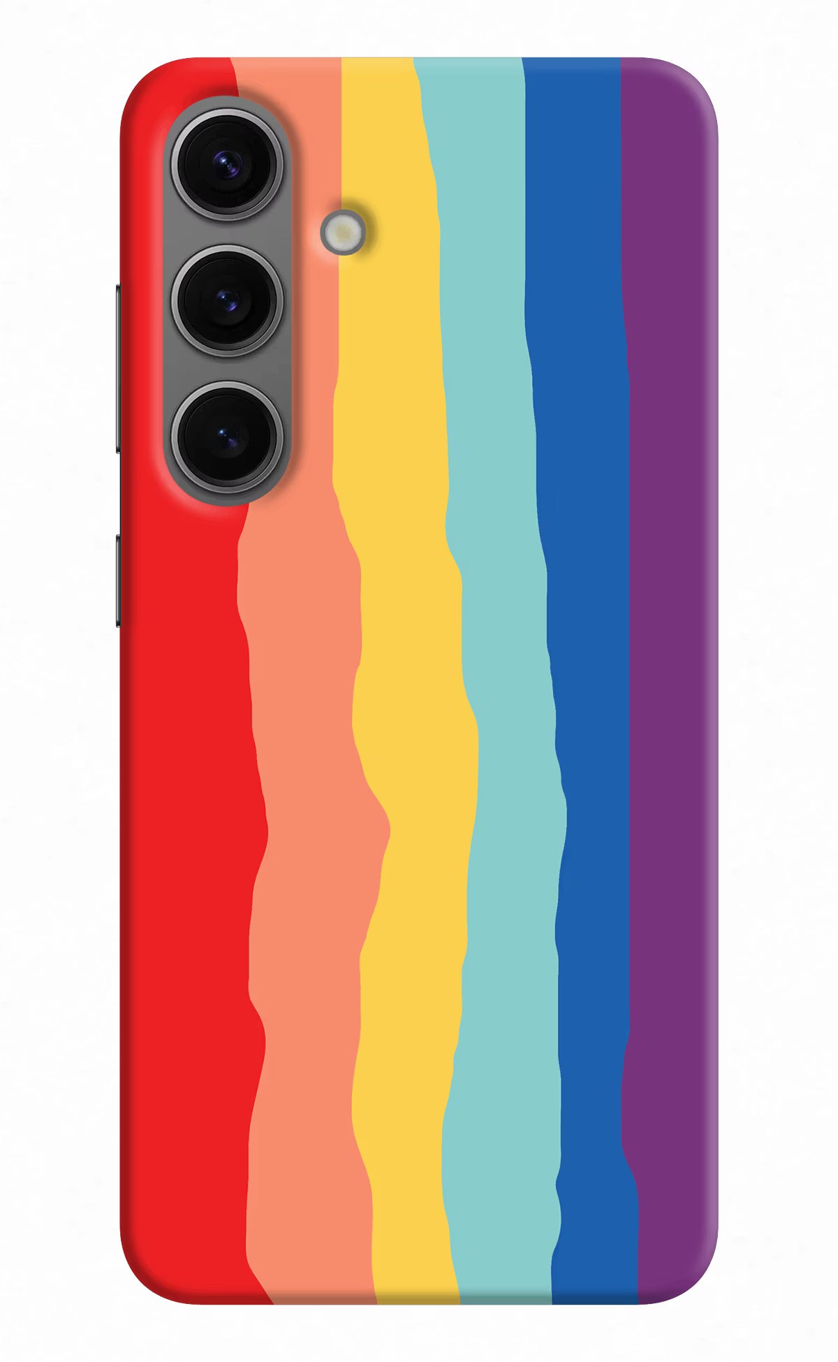 Rainbow Samsung S24 Hard Case Back Cover by Casekaro