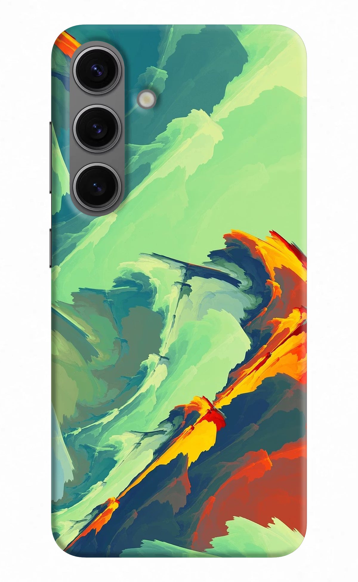 Paint Art Samsung S24 Hard Case Back Cover by Casekaro