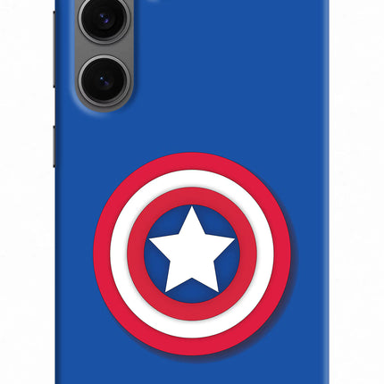 Shield Samsung S24 Hard Case Back Cover by Casekaro